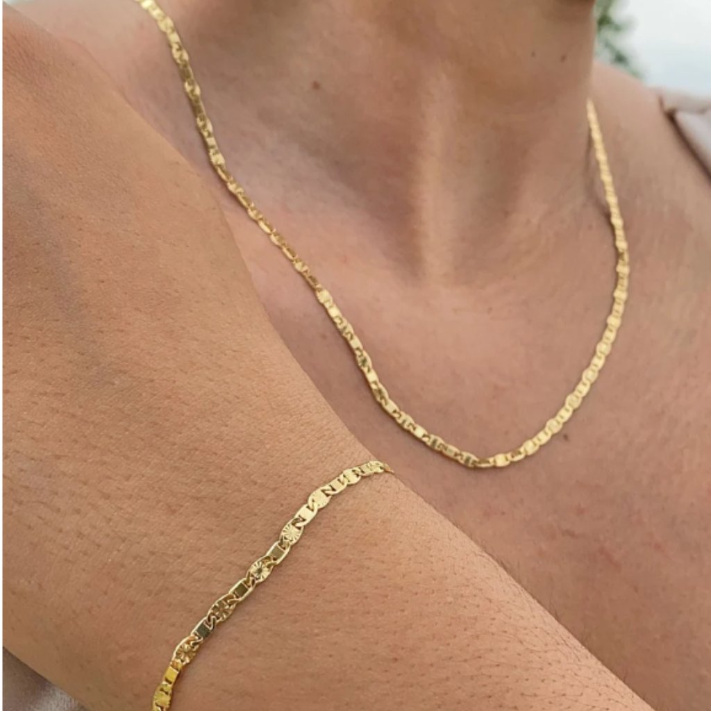14k Gold Filled Necklace 20 Bracelet 75 Womens Cadena Oro Laminado Mujeres 60$